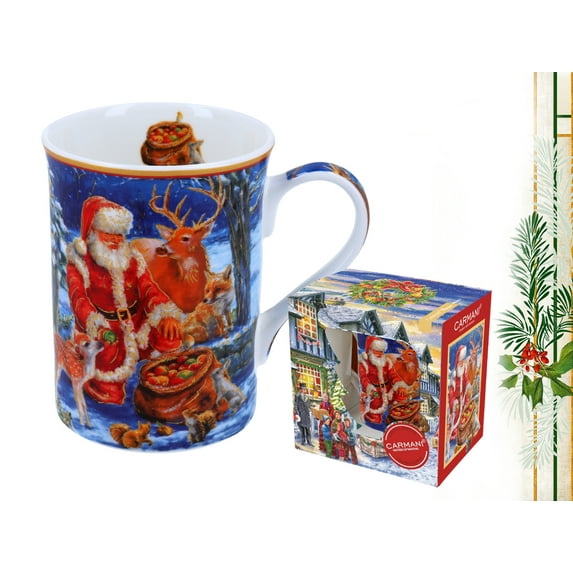 Carmani CR-219-9029 12 Oz (350ml) Mug with Christmas Pattern