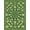 Green, Pattern 4, variant on ODIKA Graphic Men Grid Layout Motif Funky Bathroom Anime Mens Pet Friendly & Kids Safe Bedside for Bedroom, Nursery, RV