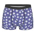 thumbnail image 4 of Goofa Daisies Flowers Printed Men's Boxer Briefs Underwear, Moisture-Wicking Underwear, Trunk,Soft and Breathable Cotton Underwear-X-Large, 4 of 9
