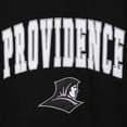 thumbnail image 4 of Men's Colosseum Black Providence Friars Arch & Logo Crew Neck Sweatshirt, 4 of 4