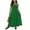 Green, variant on Maxi Dresses for Women Gowns and Evening Plus Size Ladies Round Neck Buttocks Sleeveless Dresses Gray XL