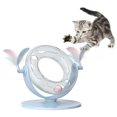 thumbnail image 4 of Rotating Track Kitten Toy, Prevent Slip Base Feather Track Cat Toy 360 Degree  for Indoor Green,Blue,White, 4 of 8