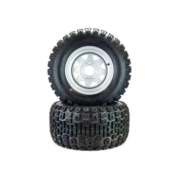 (2) All Terrain Tire Assemblies 24x12.00-12 Fits Hustler Super Z 60" 606968