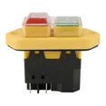 thumbnail image 2 of Interruptor electromagnético YH02-A de 220 V, 15 A, con botón pulsador de arranque de 5 pines para equipos de máquinas herramienta, resistente al agua., 2 of 5
