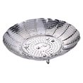 thumbnail image 1 of Vegetable Steamer, Collapsible Vegetable Steamer with 4 Stainless Steel Legs, Diameter 14-23cm, for Cooking Vegetables and, 1 of 5