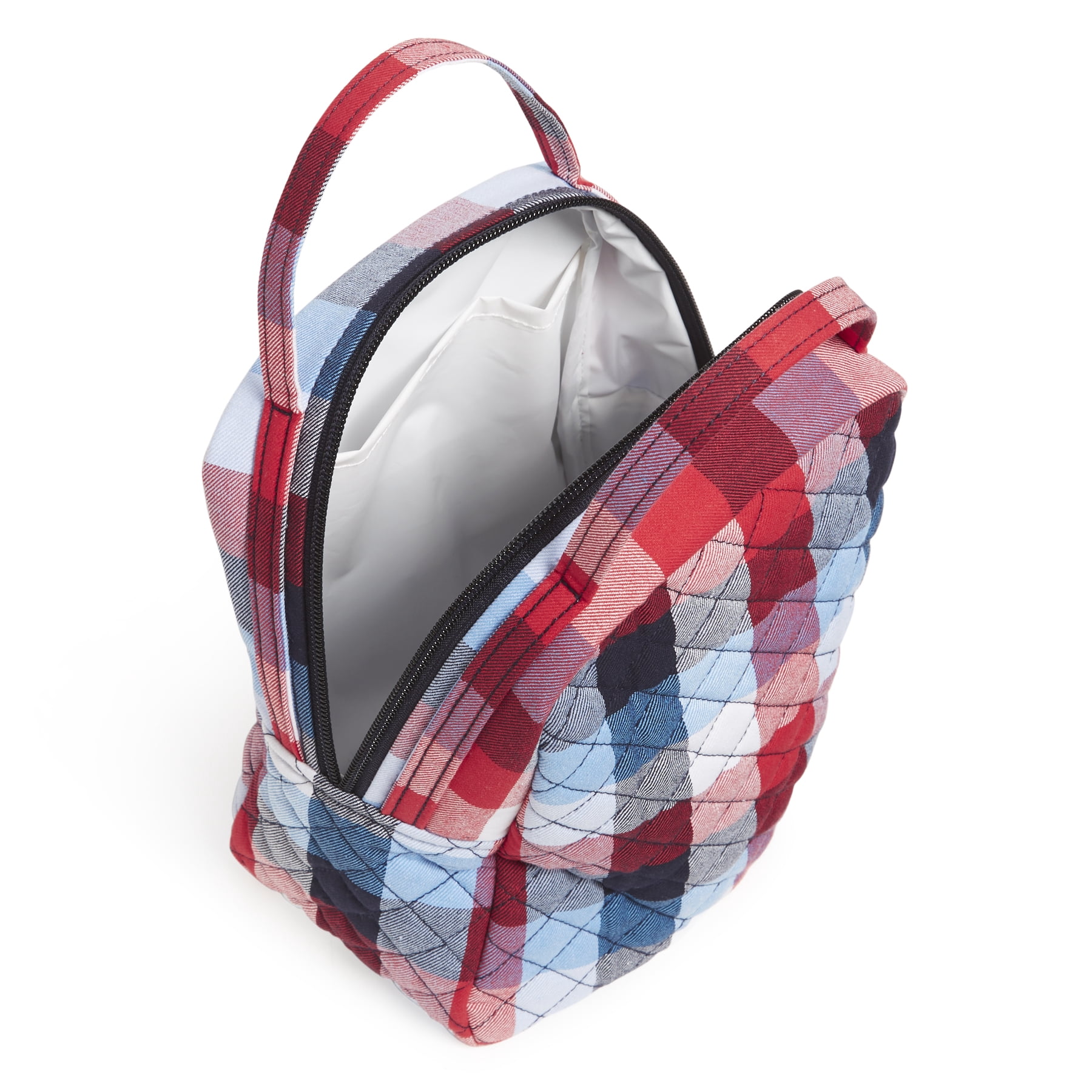 Vera Bradley Women's Recycled Cotton Lunch Bunch Bag Patriotic Plaid