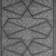 thumbnail image 1 of Ahgly Company Machine Washable Indoor Square Transitional Dark Gray Area Rugs, 7' Square, 1 of 7