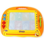 Colorful Magnetic Drawing Board Classic Educational Toy Kids Erasable Magna Sketch Writing Doodle Pad with Pen and 3 Stampers