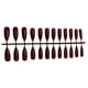 thumbnail image 1 of Soidarity 1 Juego de uñas postizas de prensa larga resistentes a los arañazos, uñas artificiales, accesorios DIY para mujeres y niñas Juegos de manicura SM17P83 Vino tinto, 1 of 6