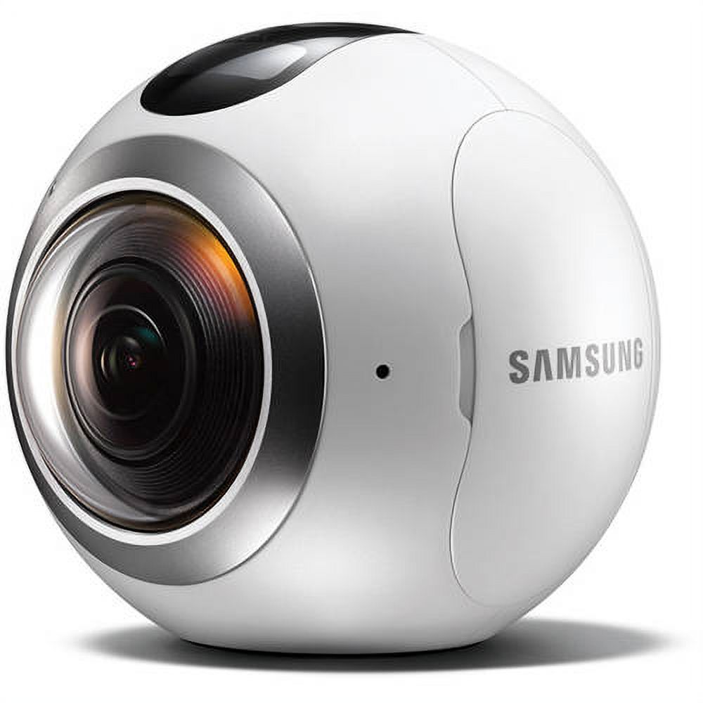 Samsung - SM-C200NZWAXAR - Samsung Gear 360 Digital Camcorder - 0.5 OLED - CMOS - 4K - 16:9 - MP4, H.265 - 1 GB Flash - image 5 of 6