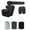 Black, variant on Rechargeable BBQ Grill Brush, Cordless Electric Roller Cleaner for Post-Cook Grate Cleanup Tasks with Splash Guard