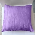 thumbnail image 2 of Crushed Taffeta Decorative Throw Pillow/Sham Cushion Cover Lavender, 2 of 3