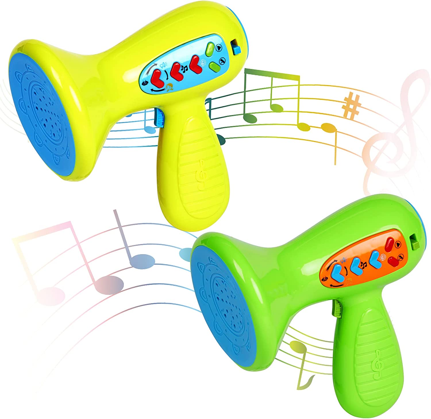 2Pack Voice Changer Microphone for Kids with Megaphone Function