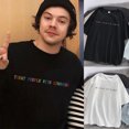 thumbnail image 3 of Summer casual style Harry treats kind people S-2XL fashion ladies retro casual punk alphabet hip hop t shirt female short sleevepangjing, 3 of 4