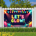 thumbnail image 5 of Neon Theme Glow Party Banner Colorful Design for Dance Party Indoor Event Celebration, 5 of 9