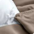 thumbnail image 6 of Bare Home Microfiber Duvet Cover & Sham Set, Twin/Twin XL, Taupe, 2-Pieces, 6 of 7