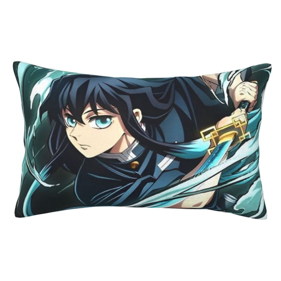 Demon Slayer Tokito Muichiro Pillow Protector Pillow Cases Lightweight Soft Pillowcases Comfortable Pillow Covers 14"X20"