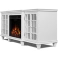 thumbnail image 5 of Real Flame Marlowe 70" Electric Fireplace TV Stand in White, 5 of 10