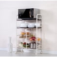 thumbnail image 6 of O'force 4 Layer Adjustable Kitchen Bakers Rack Shelf Microwave Oven Stand Storage Cart, 6 of 7