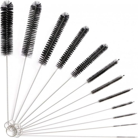 Laklulu 1 juego de cepillos de limpieza, juego de 12 piezas, color blanco