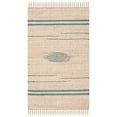 thumbnail image 2 of SAFAVIEH Natural Fiber Gisselle Striped Area Rug, Green/Natural, 8' x 10', 2 of 9