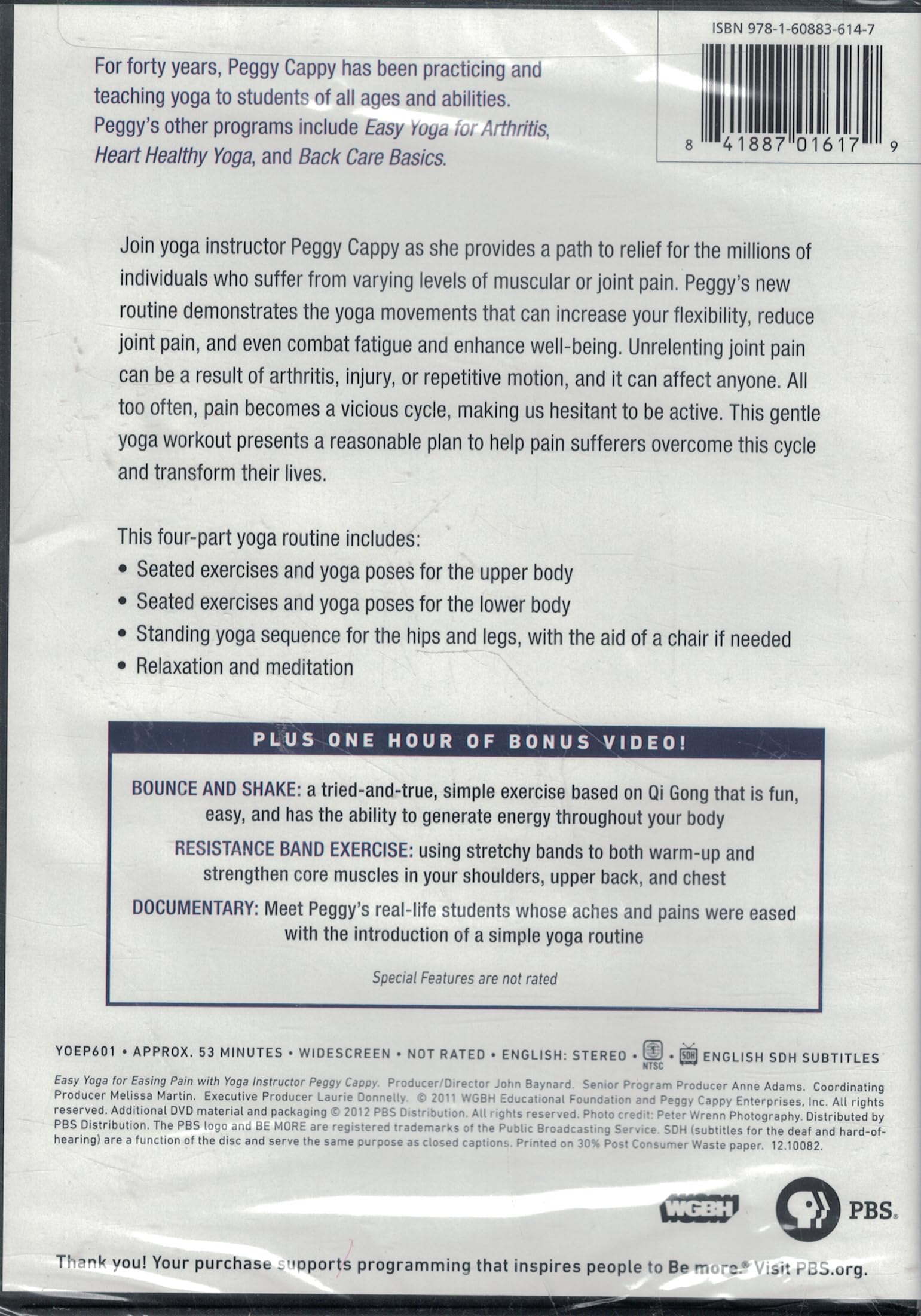 Yoga for the Rest of Us: Easy Yoga for Easing Pain (DVD), PBS