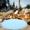 thumbnail image 5 of OULII 4 Pcs Coussin Rond Bleu Ciel Tapis de Siège Confortable pour Jardin Stade Parc, 5 of 5