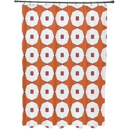 Button Up Geometric Print Shower Curtain Walmart Com