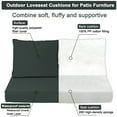 thumbnail image 2 of XXLYY Outdoor Loveseat Cushions, 48" x 24", Waterproof Fade Resistant Seat and Backrest Cushion Set for Patio Furniture, 2 of 7