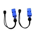 thumbnail image 7 of 2 Pieces/ Set Durable Emergency Whistles with Adjustable Wrist Strap for Scuba Diving Kayaking Hiking Camping Outdoor (Green), 7 of 7