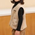 thumbnail image 6 of Huowey Baby Vests For Fall Wear Children Clothing Fashion Plus Thick Vest For Coat For Baby Birthday Dailywear, 2-3 Years, 6 of 7