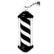 thumbnail image 4 of Luz de poste de peluquero, señal LED giratoria para peluquería, accesorio de iluminación para barbería, señal abierta clásica para salón de peluquería Tira blanca negra, 4 of 9