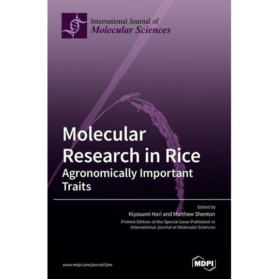Molecular Research in Rice: Agronomically Important Traits, (Hardcover)