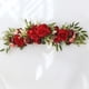 thumbnail image 3 of Flor artificial Yuarrent para Boda Evento Decoración rojo, 3 of 6