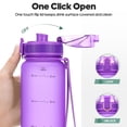 thumbnail image 6 of GEDUX 32oz Sports Water Bottle with Time Marker BPA Free Leak Proof Wide Mouth Lightweight Sport Travel Water Bottle, 6 of 7