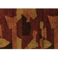 thumbnail image 1 of Ahgly Company Indoor Rectangle Abstract Orange Modern Area Rugs, 6' x 9', 1 of 4