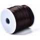 thumbnail image 1 of 1 rollo de hilo de nailon con cola de rata, cordón satinado color marrón coco, 1 mm, 76,55 yardas (70 m)/rollo, 1 of 2