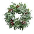 thumbnail image 2 of Boxwood Small Wreath For Front Door - Seasonality Mini Leaves Wreath, Indoor Outdoor Hanging Decor for Wall Window Wedding Home Party Farmhouse (D), 2 of 4