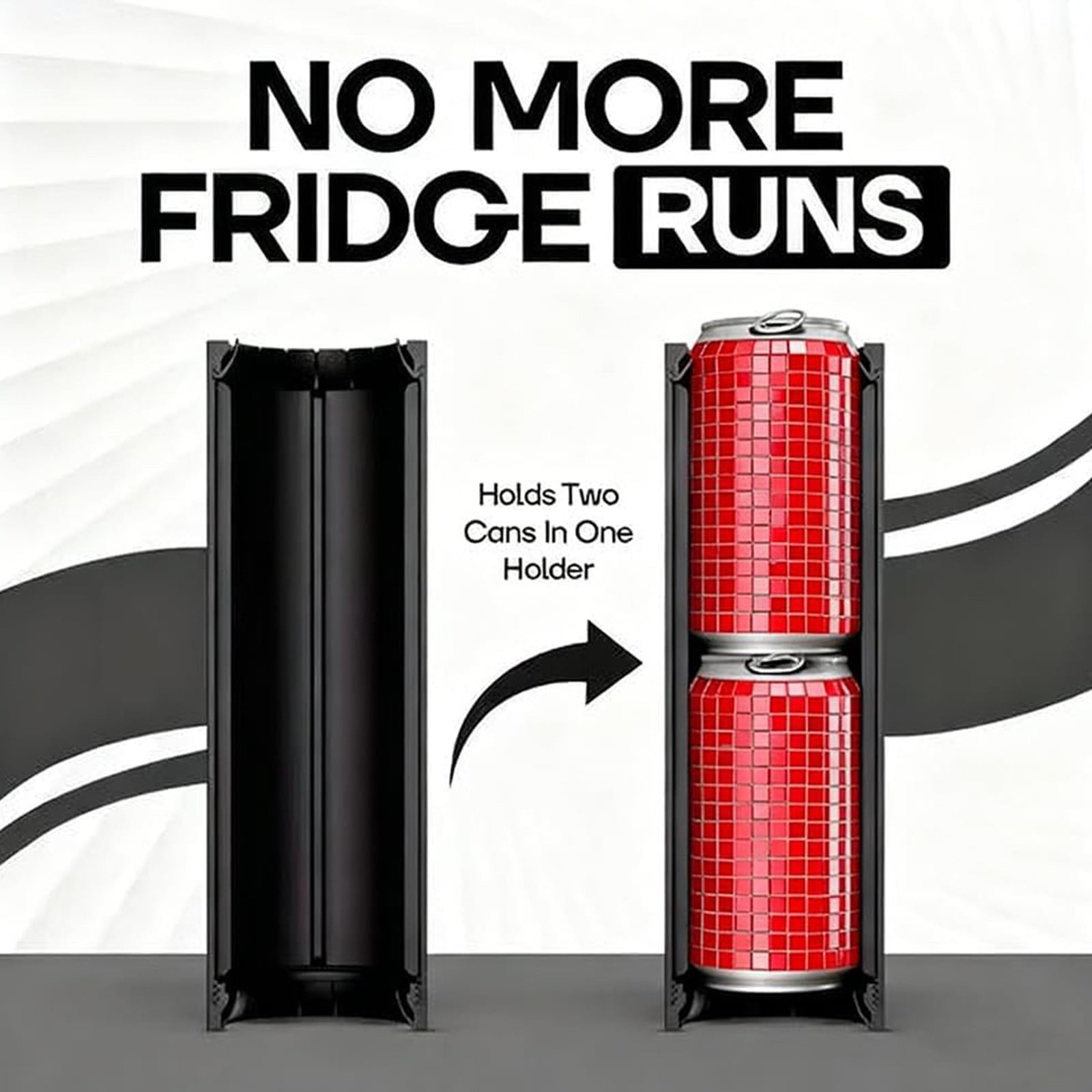 1 Pcs Double Tactical Reload Can Holder-Ultra Chill System, Slim Can Cooler Easy to Hold for 12oz Beverage Cans beverage holder fits two Suitable for Beer and Soda (Red)