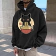 thumbnail image 2 of CONROSES Men's Hoodies Cute Black Cat Graphic Hoodie for Men Long Sleeve Warm Pullover Hooded Sweatshirt Soft Fall Winter Sweatshirts With Pocket, 2 of 4