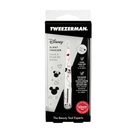 Tweezerman Disney's Mickey Mouse and Minnie Mouse Forever in Love Slant Tweezer