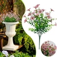 thumbnail image 2 of Artificial Boxwood Stems, Aetherz Summer Flower 1Pack Artificial Boxwood Plastic Plants Shrubs Greenery Outdoors Uv Resistant Plastic Faux Plants for Garden Office Patio Wedding, 2 of 9
