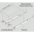 thumbnail image 6 of 15" BLUM Tandem Set of 6 Drawer Slides Plus BLUMOTION Complete Kit. with Runners 563H, Locking Devices, Rear mounting Brackets and Screws (for face Frame or Frameless Application), 6 of 7