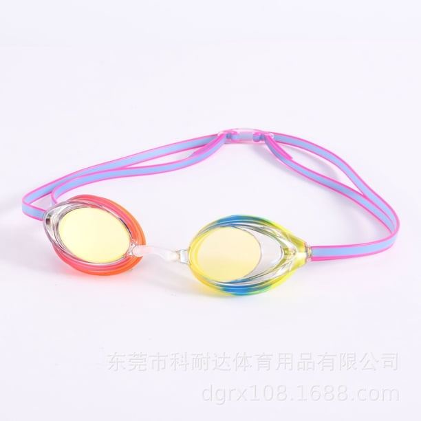 Gafas de natación para adultos, gafas de natación para miopía, equipo HD, impermeables, antivaho, de silicona, protección ocular, gafas de natación transparentes, caja