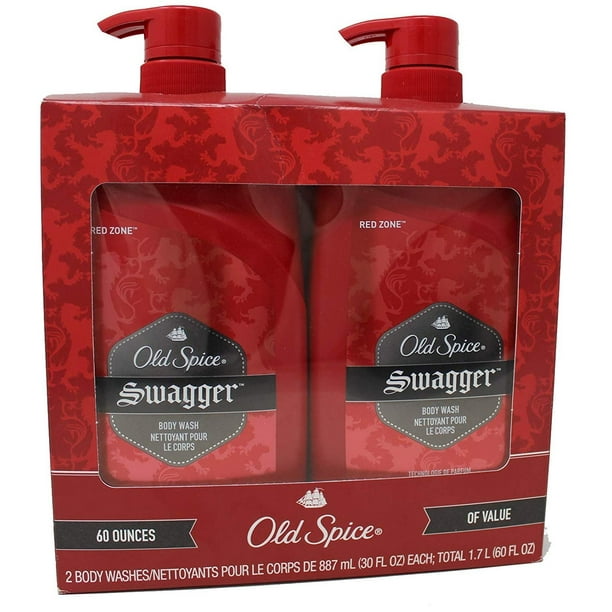 Old Spice Swagger Body Wash Red Zone, Value Pack of 230 Ounce