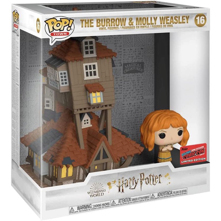 Funko Pop! Town - Harry Potter - The Burrow and Molly Weasley - #16 - Funko  Fall Convention Exclusive 