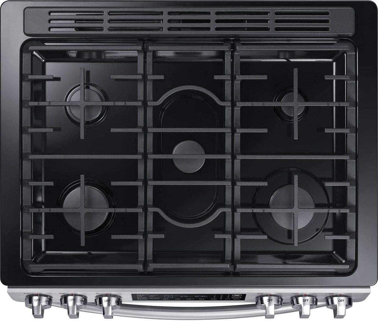 StoveGuard Premium for Samsung | Custom Cut | Extra Thick Easy Clean Stove Liner | Model Nx60a6511ss, Black