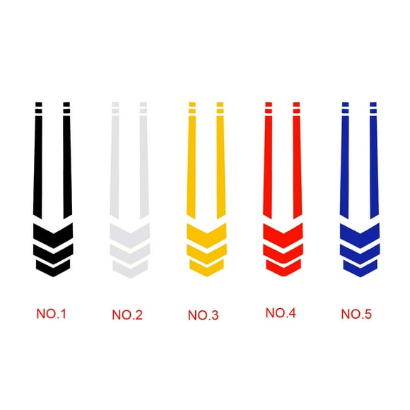 fashionhome Motorbike Striped Sticker Motorcycle Fender Reflective Sticker Waterproof Moto Decal Tattoo Prevent Scratch