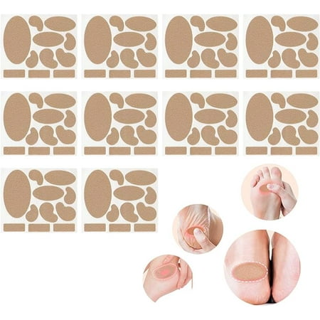 Moleskin Tape Flannel Adhesive Pads, Avoid Super Skin Blister,Pre-Cut Moleskin Very Easy to Paste,Foot Protection for Heels by Cenipar