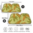 thumbnail image 3 of Haiem Corn Car Windshield Sun Shade - Blocks UV Rays Sun Visor Protector, Sunshade to Keep Your Vehicle Cool, Universal Fit SUV Van Sedan-Small, 3 of 7